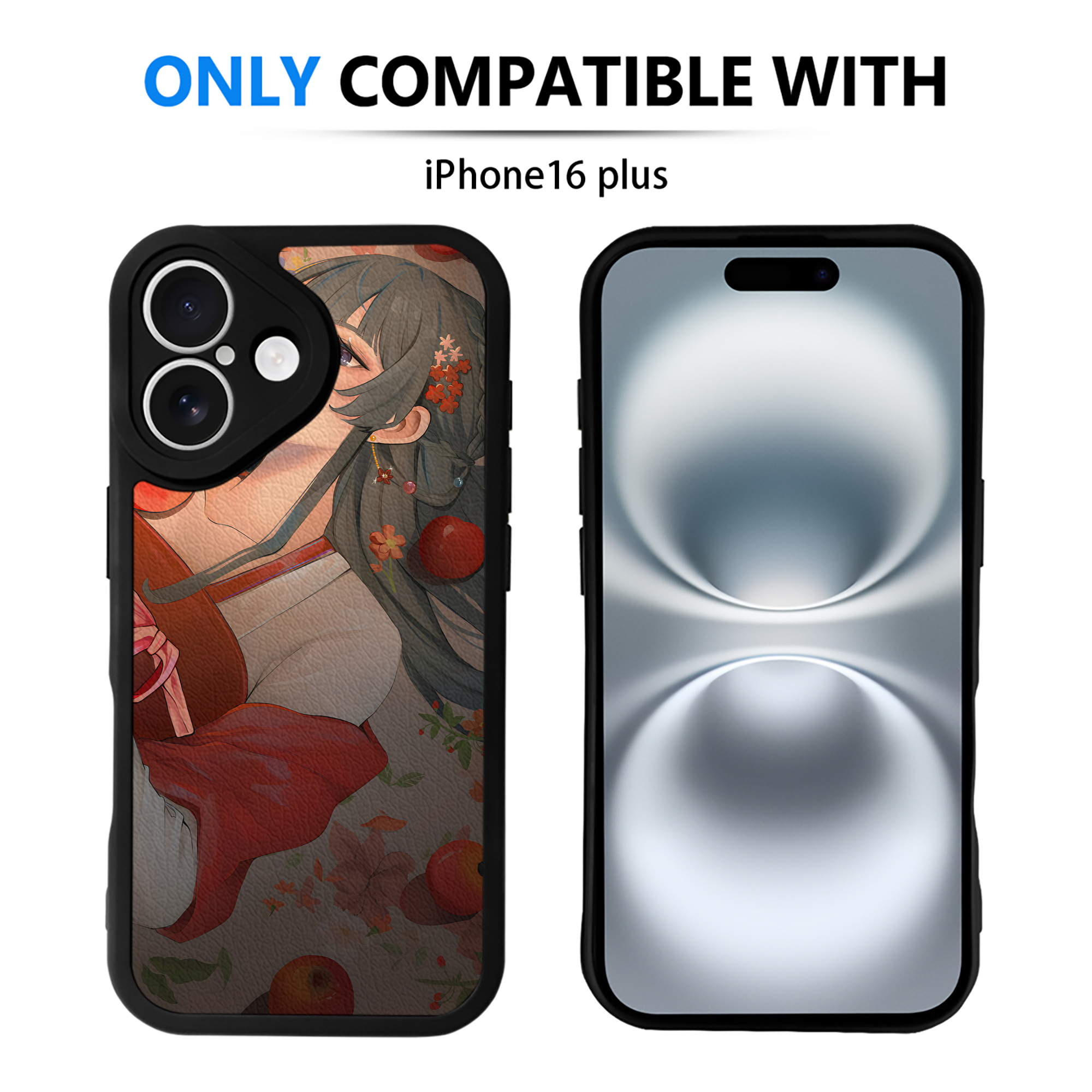 （画像用） 薬屋のひとりごと The Apothecary Diaries 【iPhone 16シリーズ対応】シリコンスマホケース（レザー調） 材質：シリコン